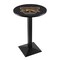 Holland Bar Stool Co 36" Blk Wrinkle Western Michigan Pub Table L217B3628WestMI - alternate 1